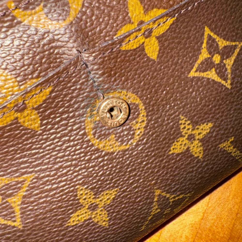 Louis Vuitton monogram Sarah wallet converted Crossbody 2002 vintage - Picture 15 of 17